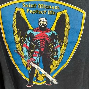 Saint Michael Longsleeve Graphic Tee sz xl